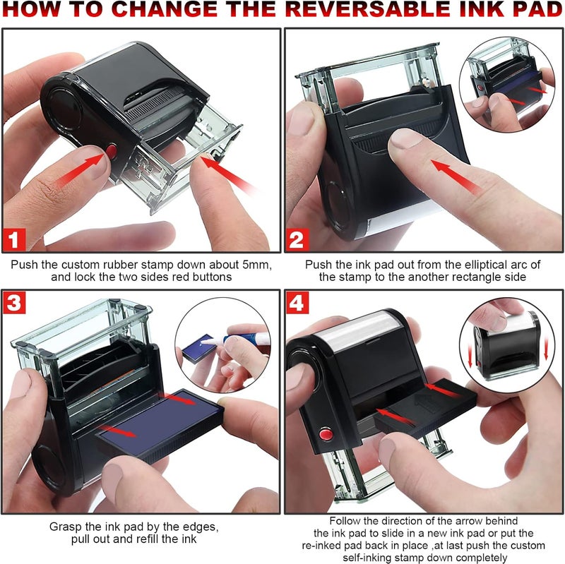 Bertiveny to The Parents of Stamp Self-Inking Rubber Teacher Grading Stamps for School Supplies,to The Parents of Teacher Stamps for School Supply,Black to The Parent of Stamp for Parent Envelopes - Image 3